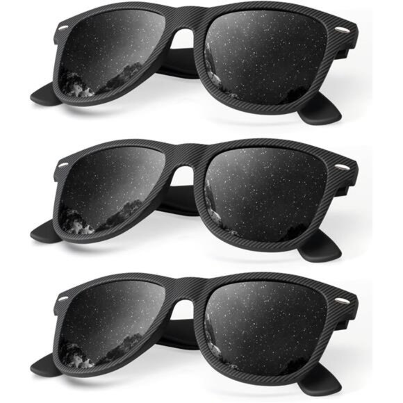 Polarized Sunglasses for Men and Women Matte Finish  (3-pack) - Picture 1 of 6